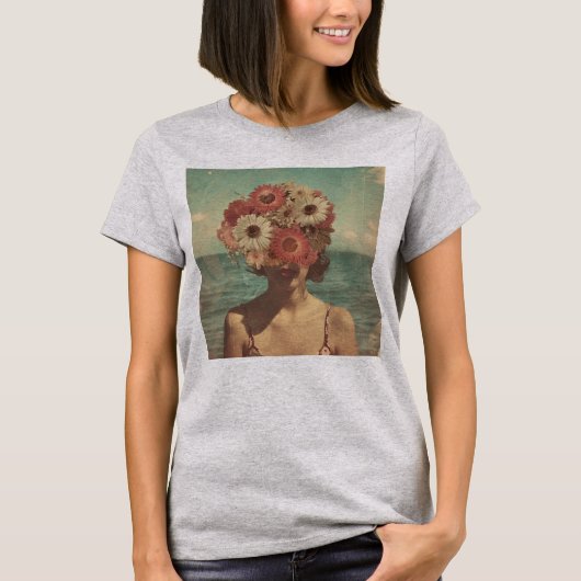 T-shirt Été Abstrait vintage (Devant)