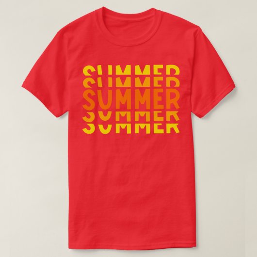 T-shirt Été brillant (Design devant)