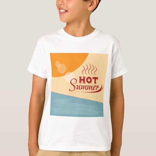 T-shirt Été chaud (Devant)