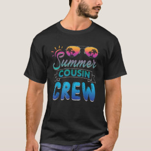T-shirt Été Cousin Crew Beach Croisière Lunettes de soleil