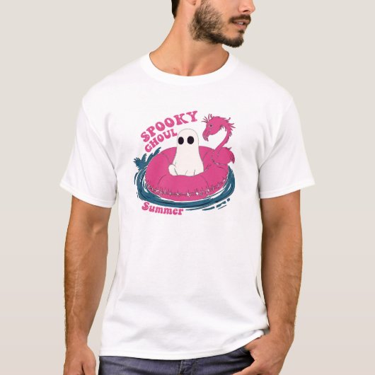 T-shirt été de goule effrayant (Devant)