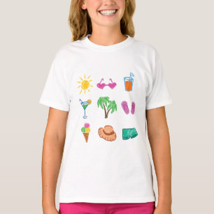 T-shirt Été de la grille 3x3
