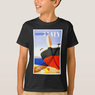 T-shirt Été en Italie Vintage voyage