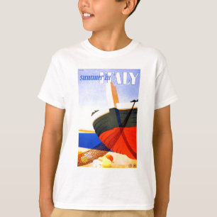 T-shirt Été en Italie Vintage voyage