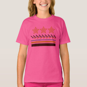T-shirt Été Enfants Trois Étoiles