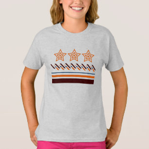 T-shirt Été Enfants Trois Étoiles