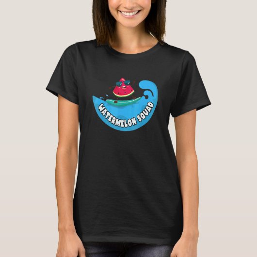 T-shirt Été Équipe de pastèque (Devant)