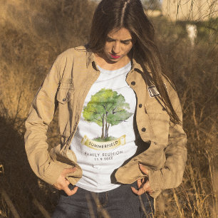 T-shirt Été Famille Réunion Arbre Grandgirl Keepsaké
