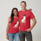 T-shirt Été Feu Fox Terrier (Unisexe)