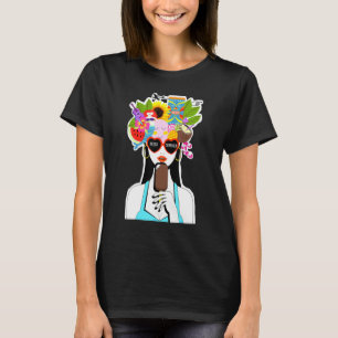 T-shirt Été Fille Avec Popsicle