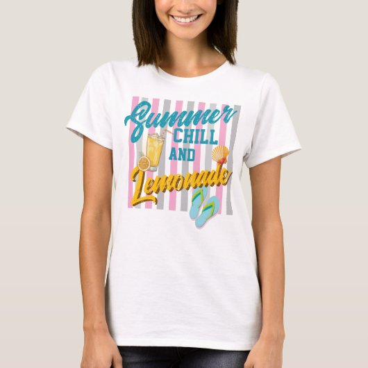 T-Shirt été frais et limonade (Devant)