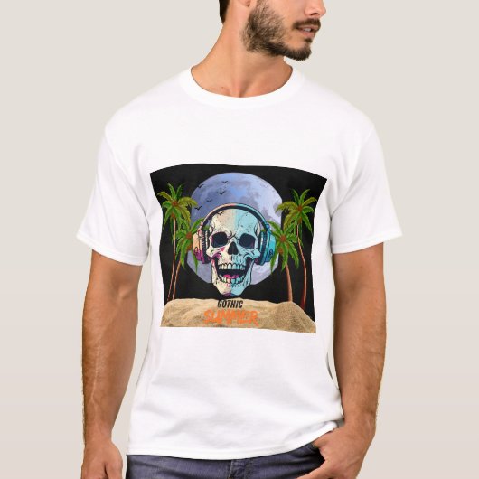 T-shirt Été gothique (Devant)