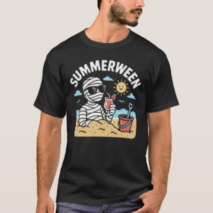 T-shirt Été Halloween maman d'été Halloween Summerween