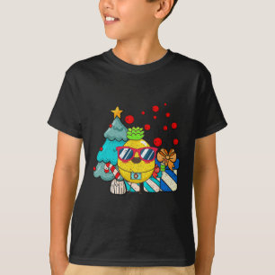 T-shirt Été Hawaïen Sungles Pineapple Noël Drôle