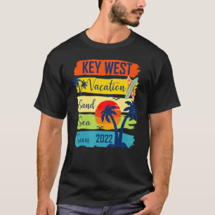 T-shirt Été Key West Florida Beach Vacation 2022 Matchi