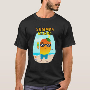 T-shirt Eté Mango Tropical Fruit Life Beach