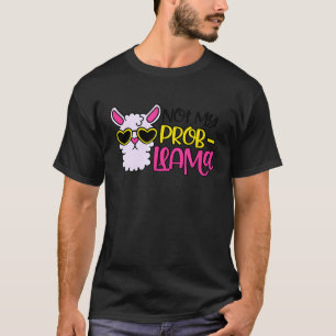 T-shirt Été Pas mon prob Llama