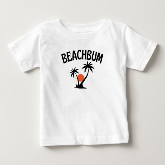 T-shirt été plage de Beachbum (Devant)