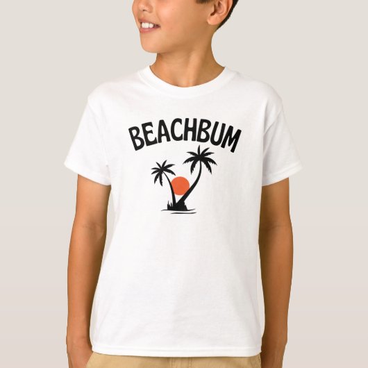 T-shirt été plage de Beachbum (Devant)