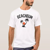 T-shirt été plage de Beachbum (Devant)