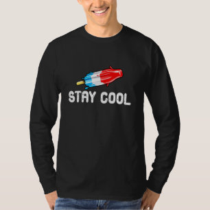 T-shirt Été Popsicle Séjour Cool Bombe Rétro 80s Pop 1