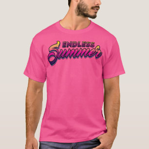 T-shirt Été sans fin look Vintage 80s Style