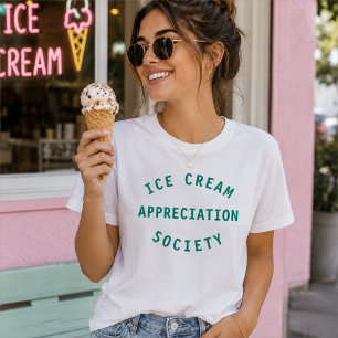 T-Shirt Été Société d'Appréciation de Crème Glac