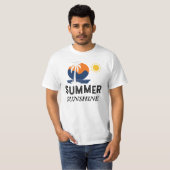 T-shirt Été Sunshine Unisexe (Devant entier)