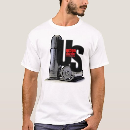 T-shirt Été urbain T de Podcast de tireur (Devant)