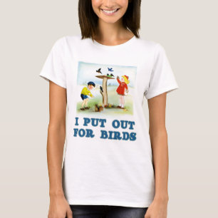 T-shirt Éteignez pour des oiseaux (les enfants)