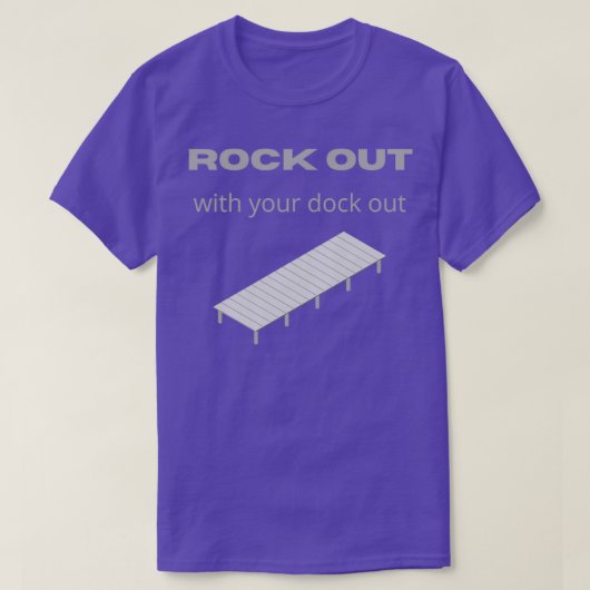 T-shirt Éteins Avec Ton Dock Out (Design devant)