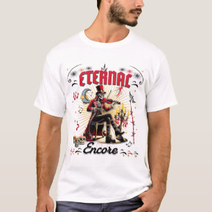 T-shirt Eternal Encore Skeleton Jouer au violon