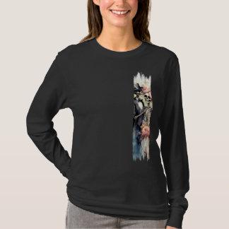 T-shirt Eternal Love Skeletons Brushstroke Paint
