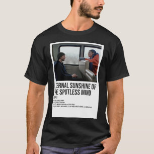 T-shirt ETERNAL SUNSHINE OF THE SPOTLESS MIND train POSTER