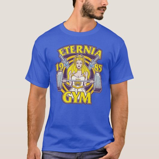 T-shirt Eternia Gym 1985 She Ra Scoop retro (Devant)