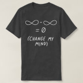 T-shirt Eternity Equation Math Enseignant Thang (Design devant)