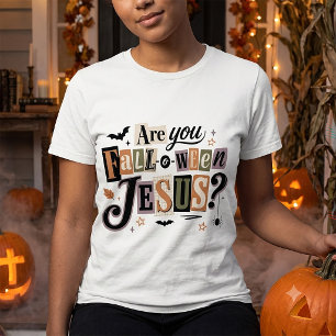 T-shirt êtes-vous à la fête d'Halloween chrétienne Jésus