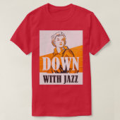 T-shirt Êtes-vous en bas avec Jazz Devils Musique ou Dieux (Design devant)