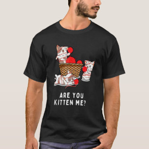 T-shirt Êtes-vous en train de me chatouiller juste là main