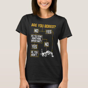T-shirt Êtes-vous ennuyé Lutte Lutte Sports de combat Lutt