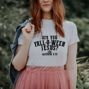 T-shirt Êtes-vous Fall-O-Ween Jésus-Christ Noël Halloween