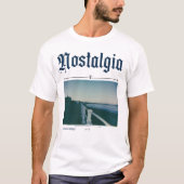 T-shirt "Êtes-vous heureux" - Application graphique nostal (Devant)