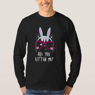T-shirt Êtes-Vous Kitten Me Cute Chat Avec Lunettes De Coe