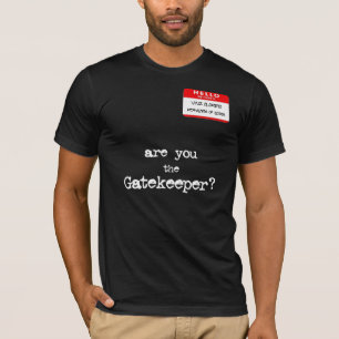 T-shirt êtes-vous le portier ? … de l'usage de Wezl