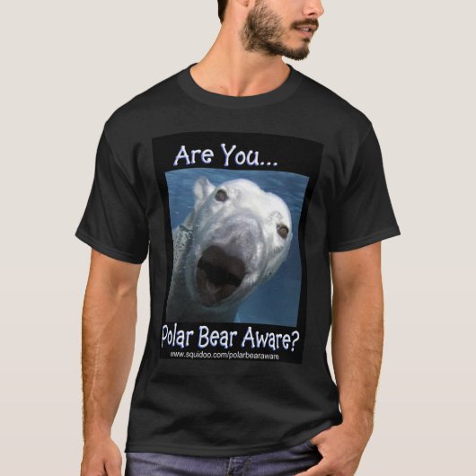 T-SHIRT ÊTES VOUS OURS BLANC AVERTI (Devant)
