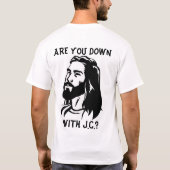 T-shirt Êtes vous vers le bas (Dos)