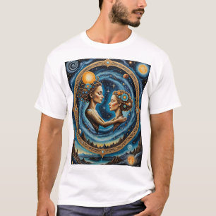 T-shirt Ethereal Cosmic Soul Connection