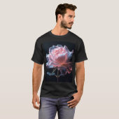 T-shirt Ethereal Rose Glowing Petals with Sparkling Light (Devant entier)