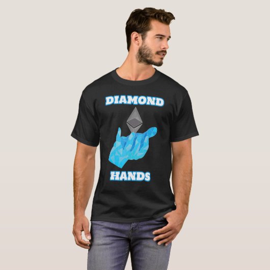 T-shirt Ethereum Diamond Hands Eth (Devant entier)