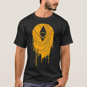 T-shirt Ethereum ETH Cryptomonnaie Trading Coin Blockchai